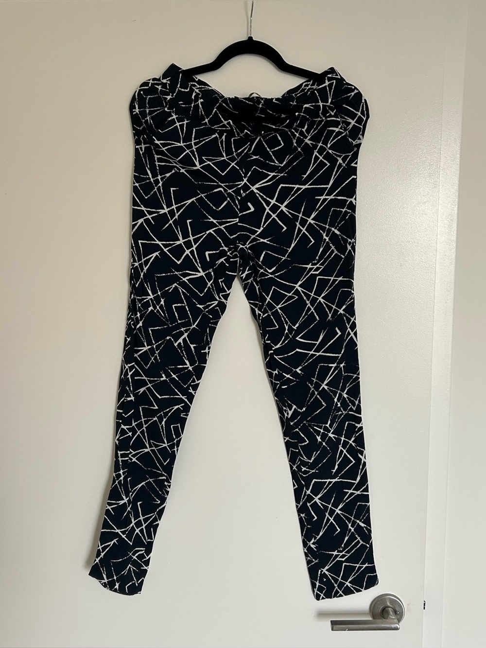 Thin Geometric Print Joggers